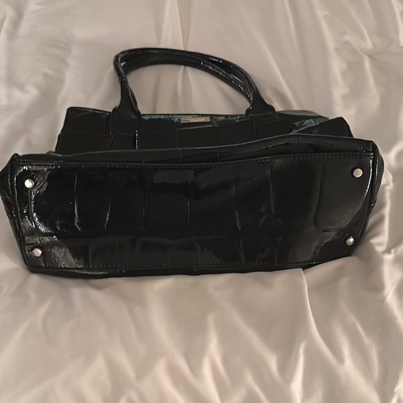 Kate Spade Elegant Black Patent Leather Handbag - Picture 3 of 5